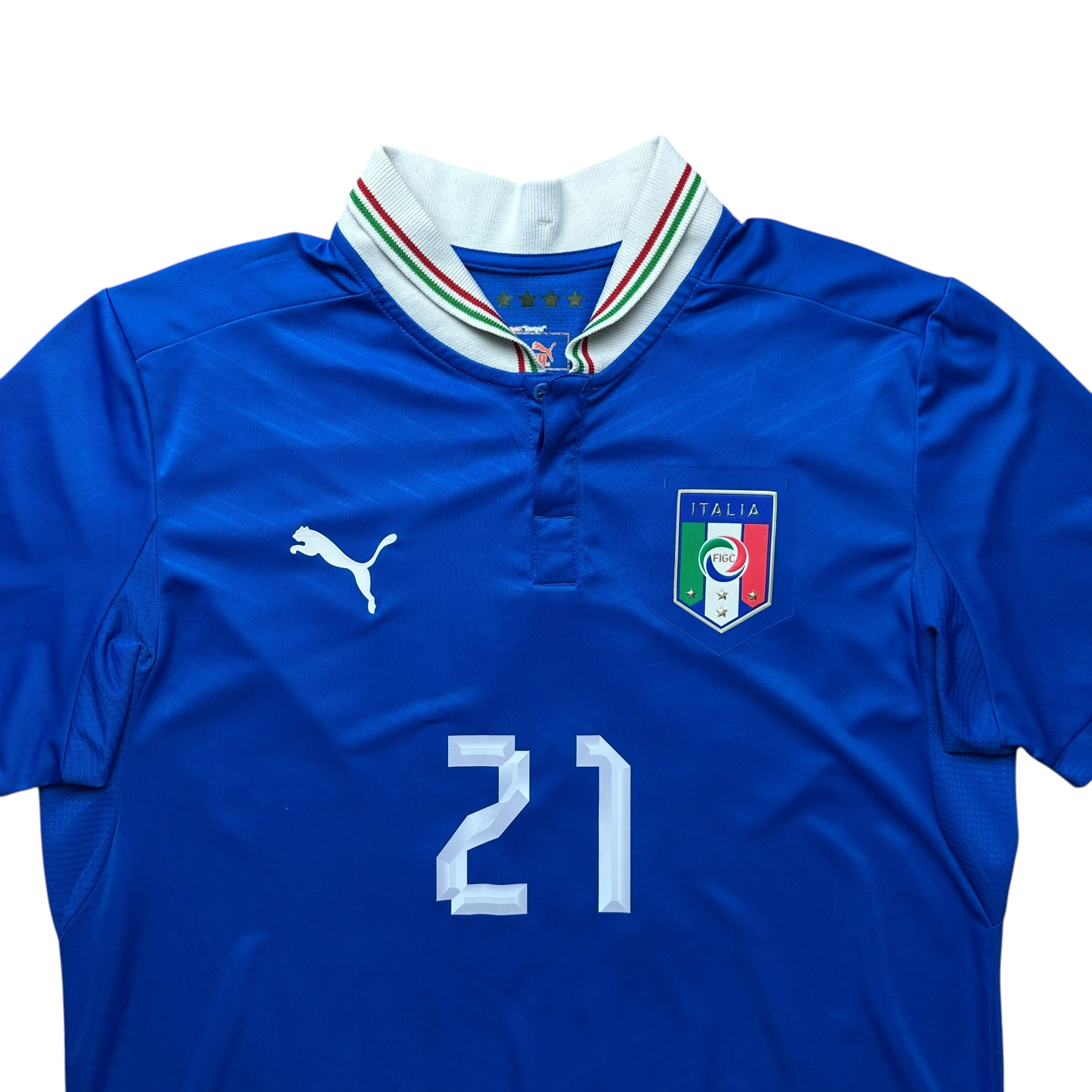 Italy 2012 Home Shirt (L) Pirlo #21